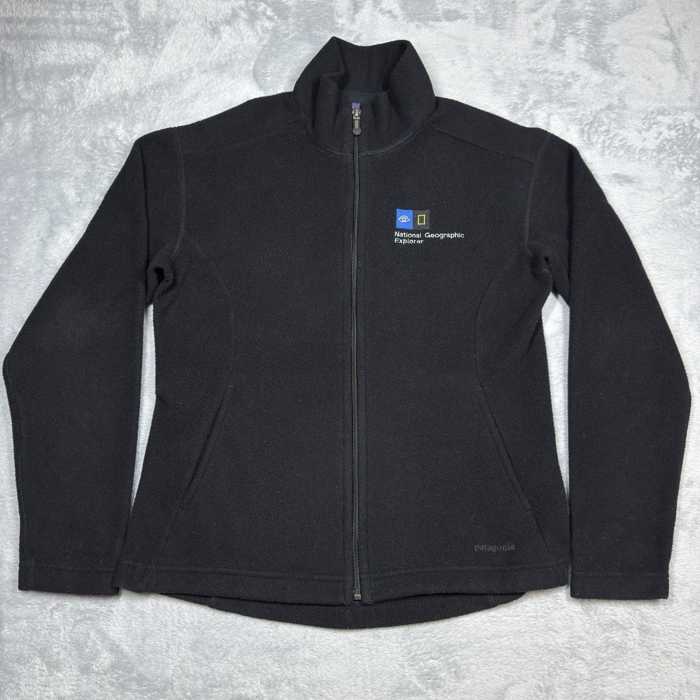 Patagonia Synchilla Full Zip Fleece Jacket Womens Medium National Geographic Exp
